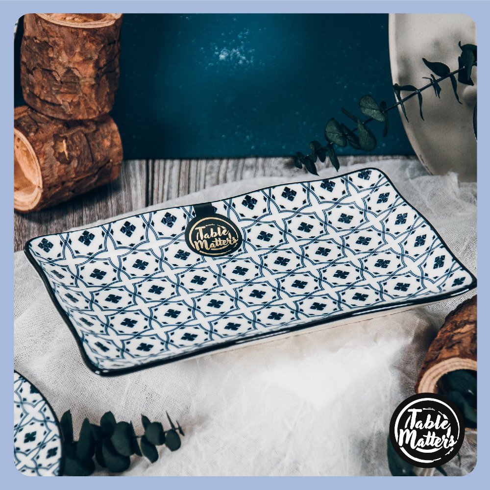 2-CrisscrossBlue-8-inch-Rectangular-Ripple-Plate-Tableware-ProductListing