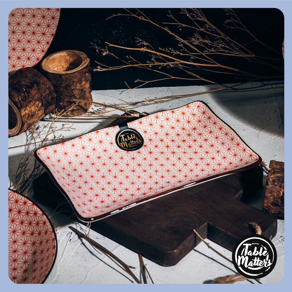 6-StarryRed-8-inch-Rectangular-Ripple-Plate-Tableware-ProductListing