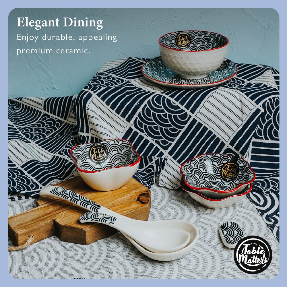 BlueWave-Tableware-ProductListing-32 Blue Wave - Flower Shaped Saucer