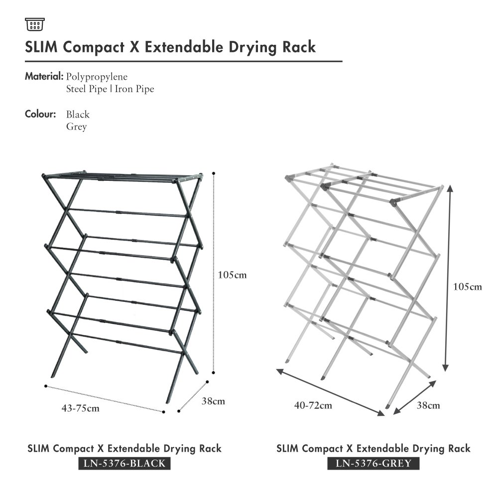 LN-5376-SLIM-Compact-X-Extendable-Drying-Rack-07
