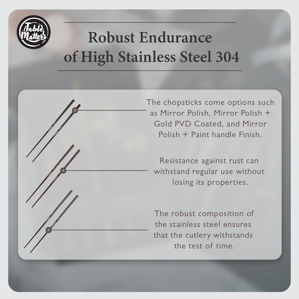 Waltz-ChopstickSet-ProductListing-10 Waltz 4 Pair Stainless Steel Chopstick Collection Set